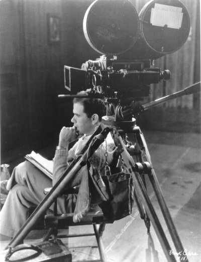 Frank Capra on set in 1934